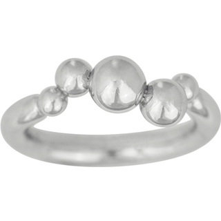 Siersbøl ring i sølv 17mm - Str. 56