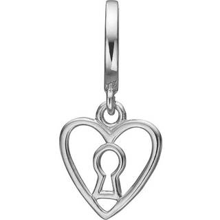 Christina Collect - Sølv charm - Keyhole Love**