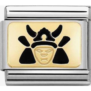 Nomination Gold Samurai Charm - Black