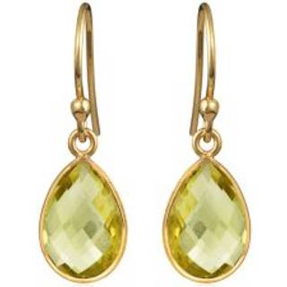 Susanne Friis Bjørner Lemon Øreringe 18 kt. Forgyldt Sølv 4068-2-117 - Dame - 925 Sterling Silver