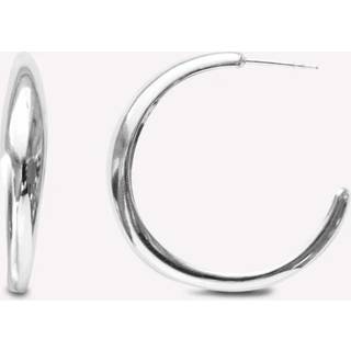 Ocean Flow Polished Hoops XL