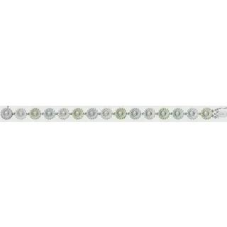 Georg Jensen x Stine Goya Daisy Marguerit armbånd, hvid/grøn/blå