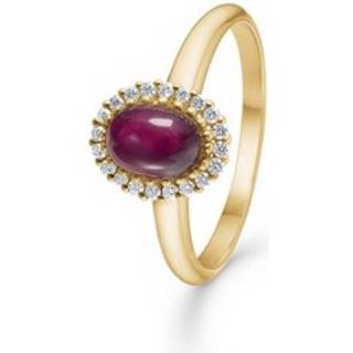 Mads Z - Royal Ruby ring i 14 karat guld m. diamanter
