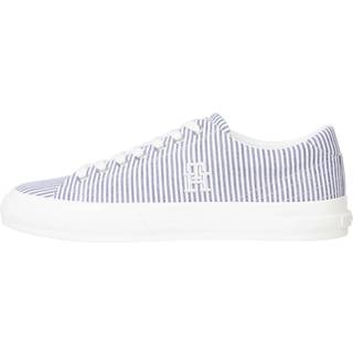 Street Low Seersucker Sneakers, Seersucker/Bluecoast, 46