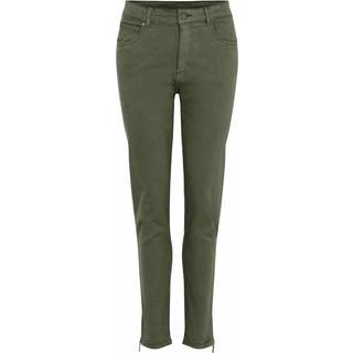 Magic Fit Jeans - Regular 7/8 Dels - Oliven Grøn