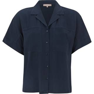 Soft Rebels Cora SS Skjorte Total Eclipse Blå-S