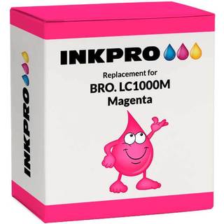 Brother LC1000M magenta blækpatron - Kompatibel