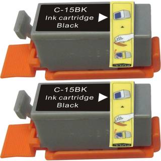 Kompatible blækpatroner Canon BCI-15 / 16 - 8190A002, 2 stk. rabatpakke 12 ml