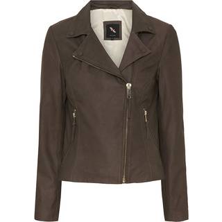 BTF CPH Biker Jacket Nappalon 100097 Skindjakke - Warm Grey