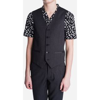 Koppel Waistcoat - Grey Stripe