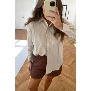 PIECES X DITTE ESTRUP PCADINA HW SHORTS D2D - mustang - XS