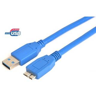 Prokord Usb-kabel 0.5m. Usb A Micro-usb B Blå