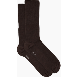 Aiayu strømper - Wool Rib brown