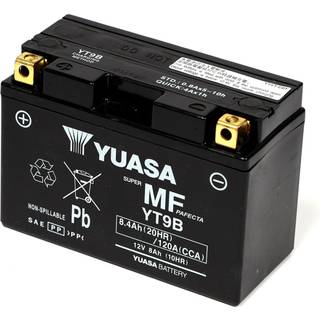 Yuasa YT9B-BS 12V AGM Batteri til Motorcykel
