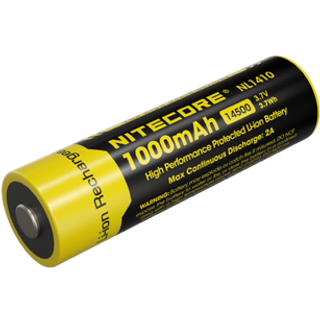 Nitecore NL1410 Li-ion 1000mah genopladeligt 14500 batteri