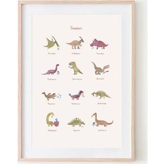 Mushie Plakat - Dinosaurs - Medium
