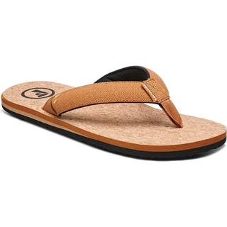 Foamlife Foamlife Brown Mens Mully Cork Flip Flops