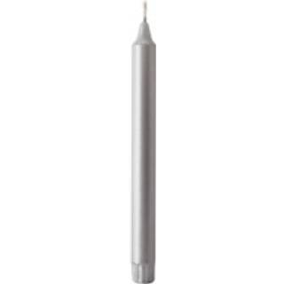 DUNI Kronelys Stearin Sølv 250xØ22 mm 9 timers brændetid 48 stk (192541)