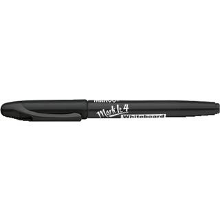 Marvy mark it 4 whiteboard bullet point no. 7300 black 12 stk.