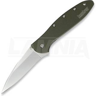 Leek foldekniv, olivengrønn