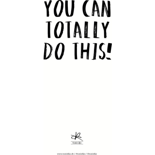 Kasia Lilja - TOTALLY DO THIS - Plakat - A3