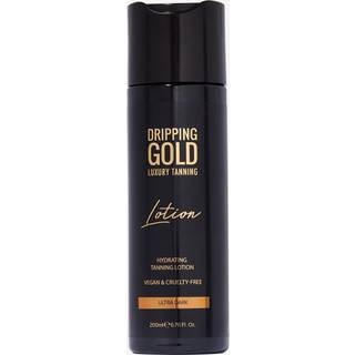 Dripping Gold Luxury Tanning Lotion Fugtgivende brunings lotion til dyb solbruning Skygge Ultra Dark 200 ml - 200 ml