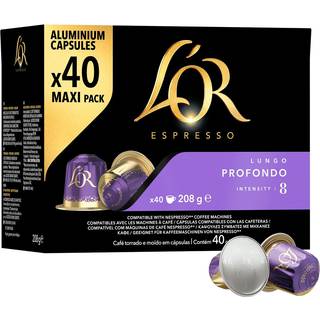 L'OR | Lungo Profondo - 40 kapsler til Nespresso®