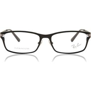 Ray - Ban Unisex RX8727D 1074 Optiske stel Titanium Sort Transparent Firkantet Normal
