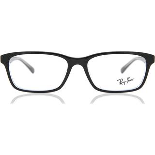Ray-Ban RX5318D Asian Fit 2034 55 Briller Mænd Black - Black Transparent - 55mm