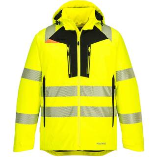 DX4 hi-vis vinterjakke - Gul/Sort (Størrelse: 4XL)