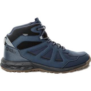 Jack Wolfskin Men's Woodland 2 Texapore Mid Night Blue, 42.5