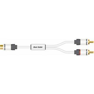 Real Cable Moniteur RCA Y-split kabel | 20 cm | PRIS-MATCH