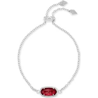 Kendra Scott Elaina Link Chain Bracelet til kvinder mode smykker rhodium-lagde klar b?r