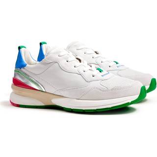 LLOYD 13-702-31 Dame Sneaker BIANCO/OFFWHITE/ARAL/SILBER Str. 37