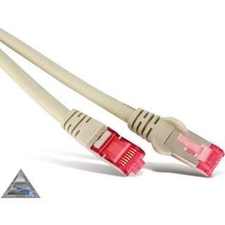 Cat 6a S/FTP LSZH Netværkskabel - Grå - 7.5 m