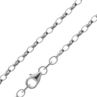 trendor 88070 Silberkette für Anhänger 925 Silber Erbsmuster 2,4 mm stark