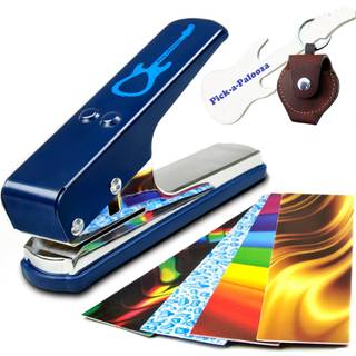 Pick -a -Palooza DIY guitar pick punch gavepakke - den premium guitar pick maker - inkluderer l?der n?glek?de pick holder 4 pick strips og en pic