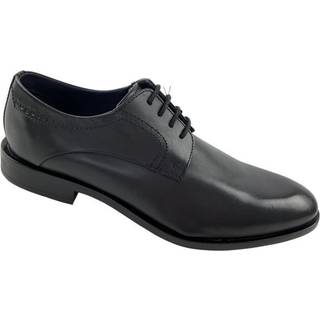 bugatti Herren Derby schwarz Glattleder