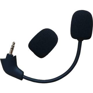 Erstatningsmikrofon til HyperX Cloud Cloud X/II HyperX Silver Noise Cancelling Gaming Headsets 3,5 mm aftagelig mikrofon rektangul?r erstatningsm