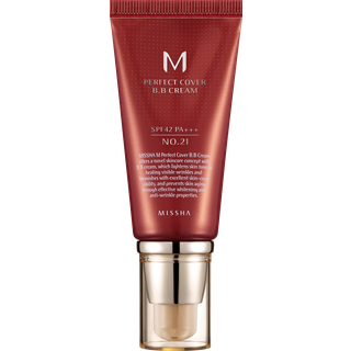 Missha M Perfect Cover BB creme Høj solbeskyttelse Skygge No. 21 Light Beige SPF42/PA+++ 50 ml - 50 ml