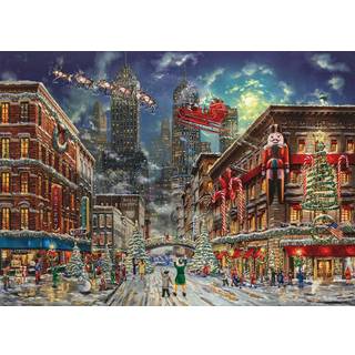 CEACO - THOMAS KINKADE JUL - ELF - 1000 Piece Jigsaw Puzzle 8 """" L X 8 """" W