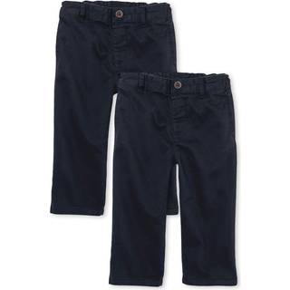 B?rnenes sted Baby Boys 'og Toddler Stretch Chino Pants New Navy 2-Pack 4T