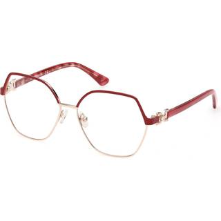 Guess GM0391 070 55 Briller Kvinder Guld - Matte Burgundy Gold - 55mm