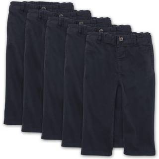 B?rnenes sted Baby Boys 'og Toddler Stretch Chino Pants New Navy 5-Pack 6-9 m?neder