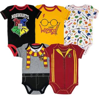 Warner Bros. Harry Potter Baby Boys '5-Pack Bodysuits Hogwarts Gryffindor (0-3 m?neder)