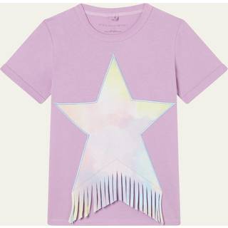 Stella McCartney Kids Cotton jersey T-shirt - purple - Y 12