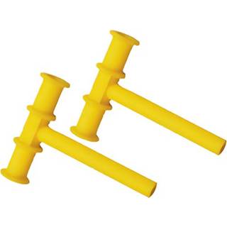 Chewy Tubes Sensory Teether - Gul - 2 tælling