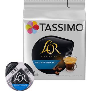 L&#39;OR Koffeinfri Espresso - 16 kapsler til Tassimo