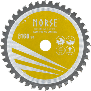 NORSE Rundsavsklinge Aluworker 160×2,2×20mm Z40