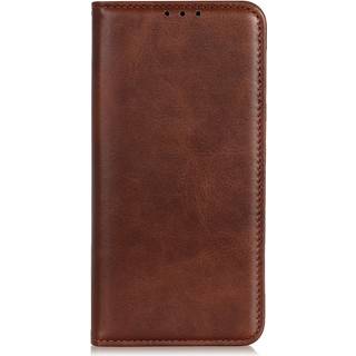 iPhone 11 Magnetisk Flip Cover m. Kortholder & Stand - Brun Læder